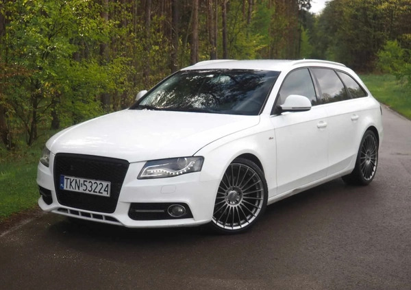 Audi A4 cena 32900 przebieg: 189830, rok produkcji 2009 z Leśna małe 742